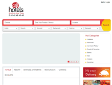 Tablet Screenshot of callhotels.com